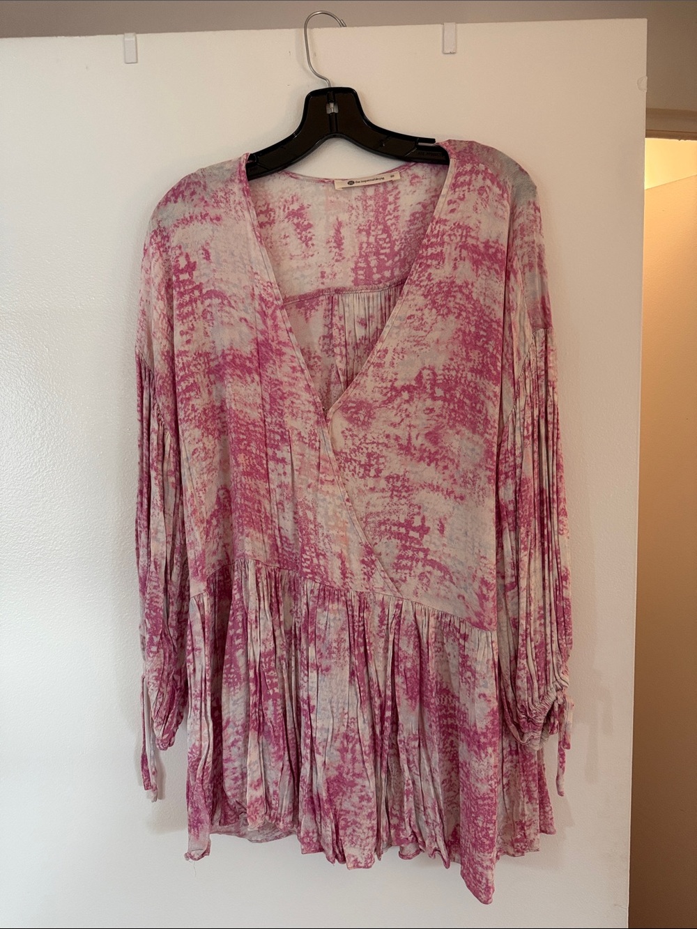 The Impeccable Pig Pink Patterned Mini Dress